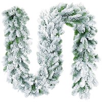 Tree Classics 2.7m X 30cm Alleghany Flocked Artificial Christmas Garland (912-286-547S)