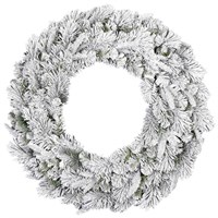 Tree Classics 60cm (2ft) Alleghany Flocked Artificial Christmas Wreath (724-208-547S)