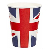 Union Jack Disposable Paper Cups (321024)