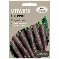 Unwins Seeds Carrot Purple Haze (30310499) Vegetable Seeds