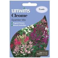 Unwins Seeds Cleome Sparkler Mix (30210315) Flower Seeds