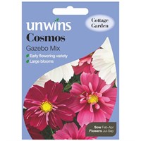 Unwins Seeds Cosmos Gazebo Mix (30210066) Flower Seeds