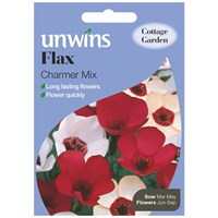 Unwins Seeds Flax Charmer Mix (30210080) Flower Seeds