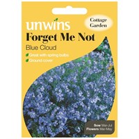 Unwins Seeds Forget Me Not Blue Cloud (30210082) Flower Seeds