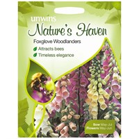 Unwins Seeds Natures Haven Foxglove Woodlanders (30210409) Flower Seeds