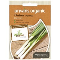Unwins Seeds Onion (Spring) Ramrod (Organic) (30610059) Vegetable Seeds