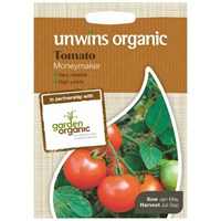 Unwins Seeds Tomato Moneymaker (Organic) (30610037) Vegetable Seeds