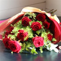 Valentine's Day Bundle Offer - Love Spell Red Roses With Teddy & Ferrero Rocher