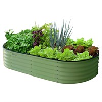 VegTub Modular Raised Garden Bed Kit Sage Green (VTB10ASG)