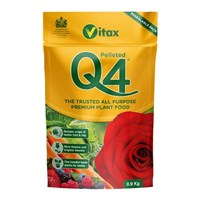 Vitax Vitax Q4 Pelleted (Pouch) 0.9kg Garden Fertilisers (6QF901)