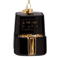 Vondels Air Fryer 7cm Glass Christmas Ornament (1268030070014)