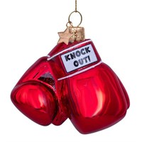 Vondels Boxing Gloves 9cm Glass Christmas Ornament (3222620085015)