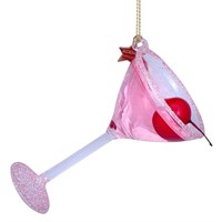 Vondels Cosmopolitan Pink Cocktail 9cm Glass Christmas Ornament (1232810085031)