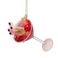 Vondels Cosmopolitan With Roller Skates 13cm Glass Christmas Ornament (4250357130257)
