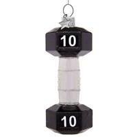 Vondels Gym Dumbbell 11cm Glass Christmas Ornament (4217000105017)