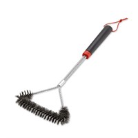 Weber 46cm Three-Sided BBQ Grill Brush (6278) Barbecue Accessory
