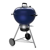 Weber Master-Touch GBS C-5750 57cm - Ocean Blue (14716004) Charcoal Barbecue + FREE ROASTER & THERMOMETER