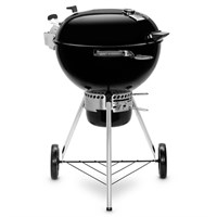 Weber Master-Touch Premium E-5770 Black (17301004) Charcoal Barbecue + FREE ROASTER & THERMOMETER