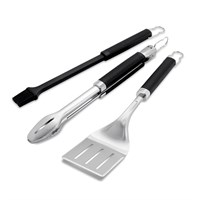 Weber Precision 3-Piece Grill BBQ Tool Set (6764) Barbecue Accessory