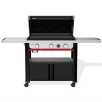 Weber Slate 76cm 3 Burner Gas Griddle Barbecue (1500542)