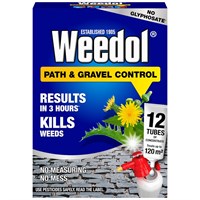 Weedol Path & Gravel Control Concentrate Tubes 12 Pack (121121)