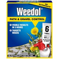 Weedol Path & Gravel Control Concentrate Tubes 6 Pack (119893)