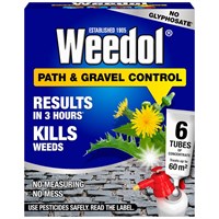 Weedol Path & Gravel Control Concentrate Tubes 6 Pack (121120)