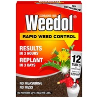 Weedol Rapid Weed Control Concentrate Tubes 12 Pack (121119)