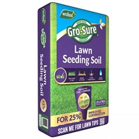 Westland Gro-Sure Lawn Seeding Soil 25L - Reduced Peat (11200088)