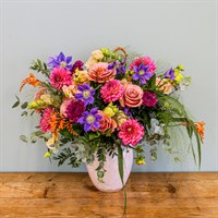 Willow and Wine Autumn Floral Hand Tied Bouquet