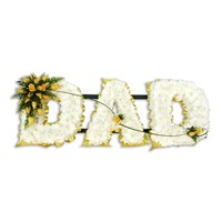 With Sympathy Flowers - Chrysanthemum Based 'Dad'