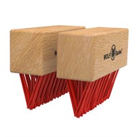 WOLF-Garten Multi-Change Plastic Weeding Brush Twin Pack Replacement Heads (FBPME)