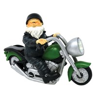 Woodland Wilf Born To Be Wild Garden Gnome with Solar Light (B9446)