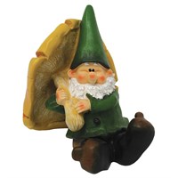 Woodland Wilf Takes Shelter Garden Gnome (B9457)