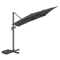 Woodlodge Galaxy 2.5m Cantilever Parasol - Charcoal (E24F001A)