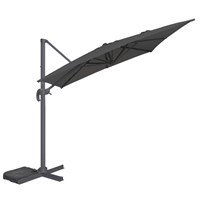Woodlodge Galaxy 3.0m Cantilever Parasol - Charcoal (E24F005A)