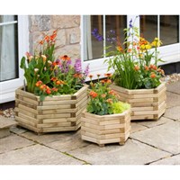Zest 4 Leisure Marford Hexagonal Planters Small