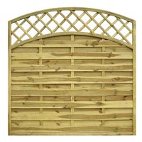 Zest 4 Leisure San Remo Bow Top Panel With Trellis 1.83 x 1.6/1.79m (00577)