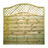 Zest 4 Leisure San Remo Omega Panel With Trellis 1.83 x 1.6/1.8m (00589)