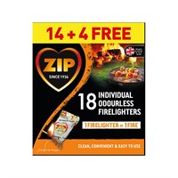 Zip 18 Individual Odourless Firelighterss (830299)