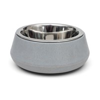 Zoon FloorGrip Bamboo & Stainless Steel Pet Bowl 14cm - Sky Blue (8005052)
