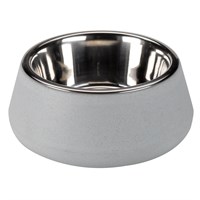 Zoon FloorGrip Bamboo & Stainless Steel Pet Bowl 17cm - Sky Blue (8005053)