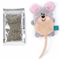 Zoon Nip-it Refillable Catnip Mouse Cat Toy - sachet included (8041022)