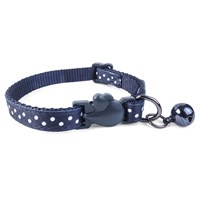 Zoon WonderLust Navy Polka Cat Collar (8043004)