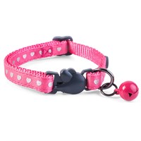 Zoon WonderLust Pink Shiny Heart Cat Collar (8043002)