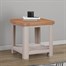 Papaya Chatsworth Painted Interior Furniture Lamp Table With Shelf (84-12)
