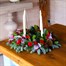 Christmas 14 Inch Floral Advent Table Wreath Arrangement