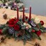 Christmas Luxury Long & Low Table Arrangement with Candles