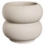Elho 43cm Amber Roll Low Balanced Beige Premium Plant Pot