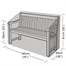 Garland 3-4 Seater Garden Bench Cover Green (W1272)